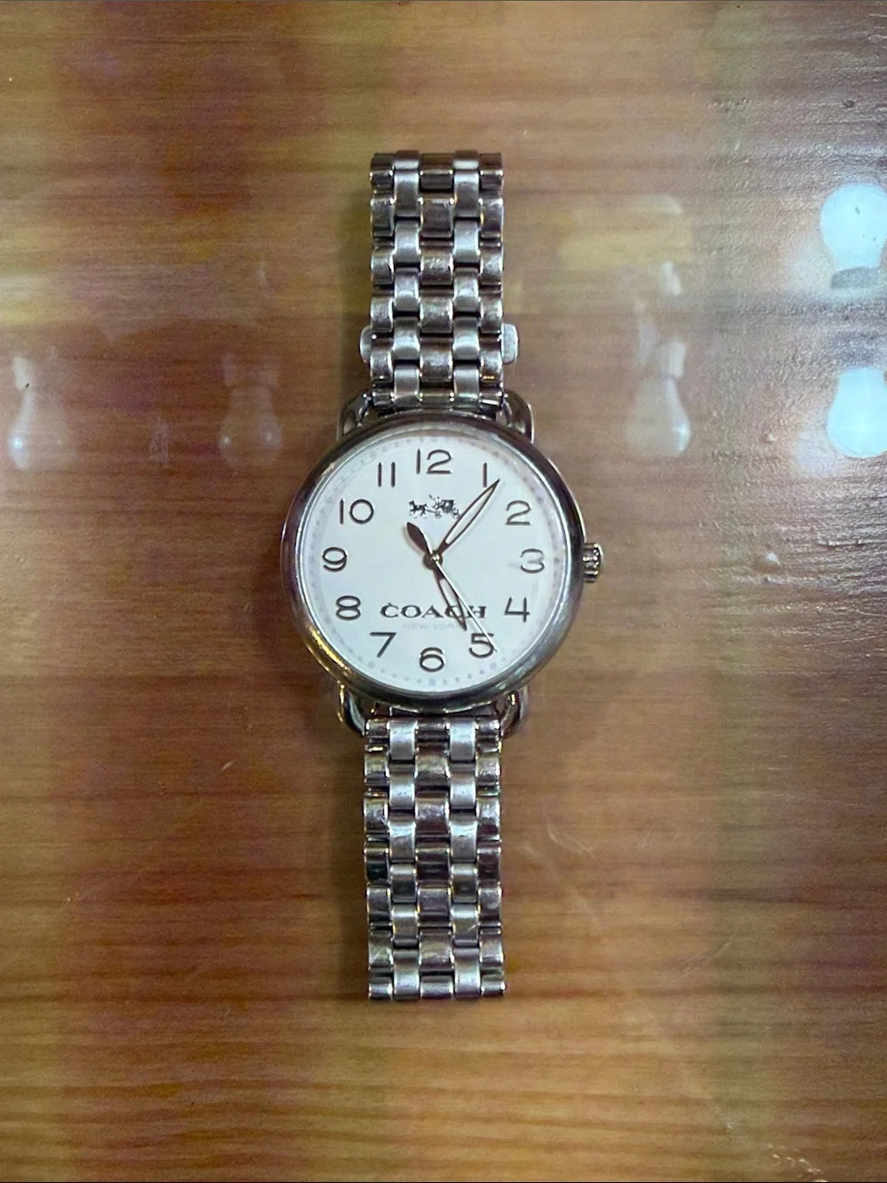 Coach Silver Links Watch